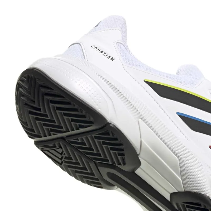 Adidas CourtJam Control 3 Weiße Turnschuhe
