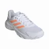 Adidas CourtJam Control 3 Weiß-Orange Damenschuhe