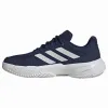 Adidas CourtJam Control 3 Clay Dunkelblaue Weiße Sneakers