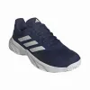 Adidas CourtJam Control 3 Clay Dunkelblaue Weiße Sneakers
