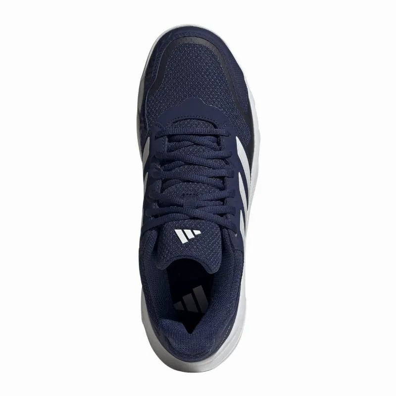 Adidas CourtJam Control 3 Clay Dunkelblaue Weiße Sneakers