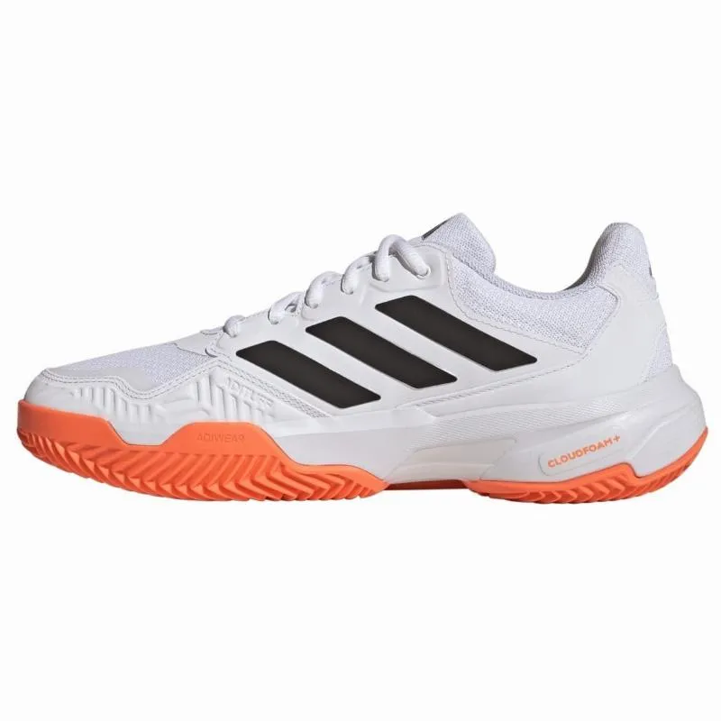 Adidas CourtJam Control 3 Clay Weiß Orange-Schwarz Sneaker