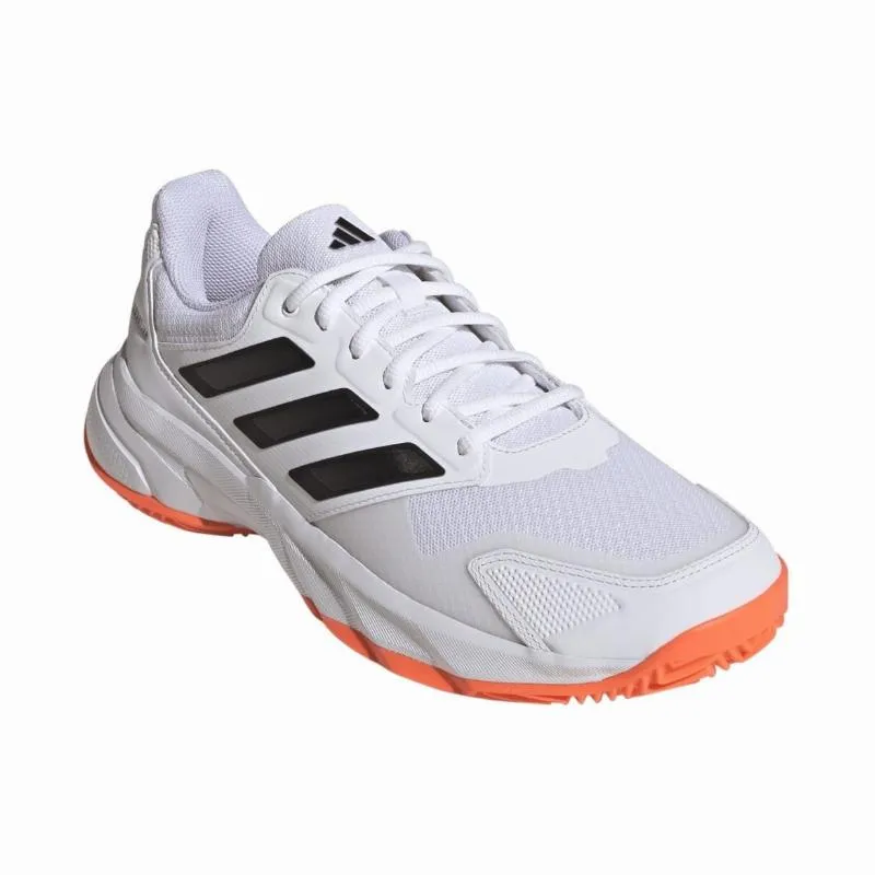 Adidas CourtJam Control 3 Clay Weiß Orange-Schwarz Sneaker