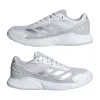 Adidas Courtquick Padel Weißgraue Damenschuhe