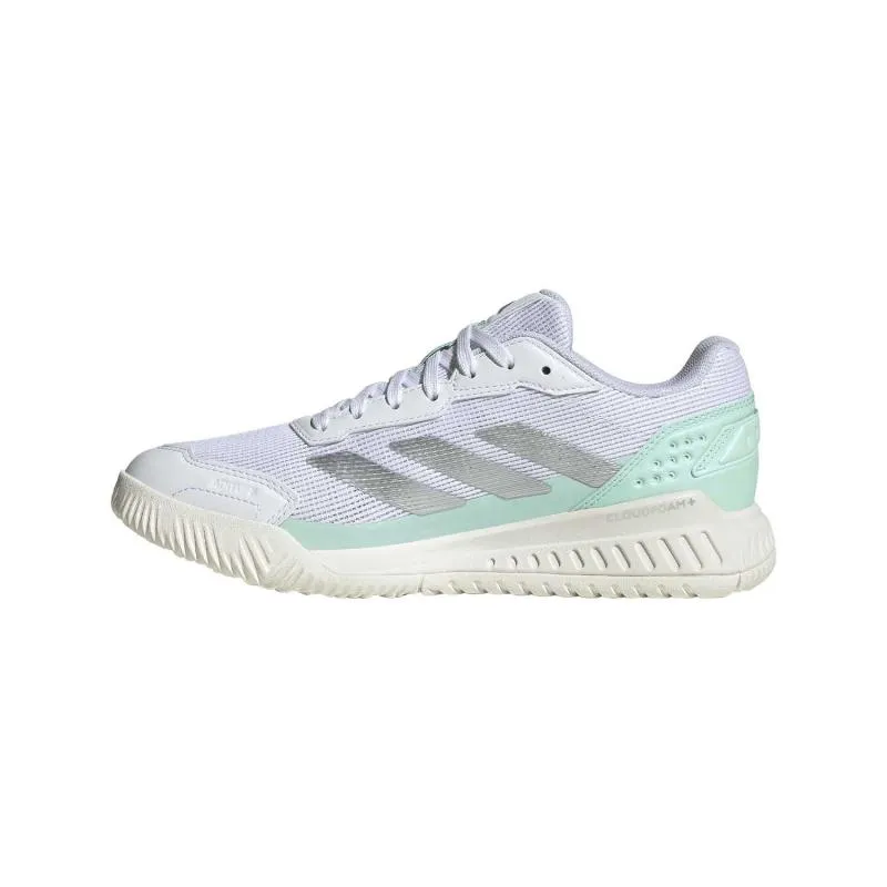 Tênis femininos Adidas Courtquick Padel Verde Menta Branco