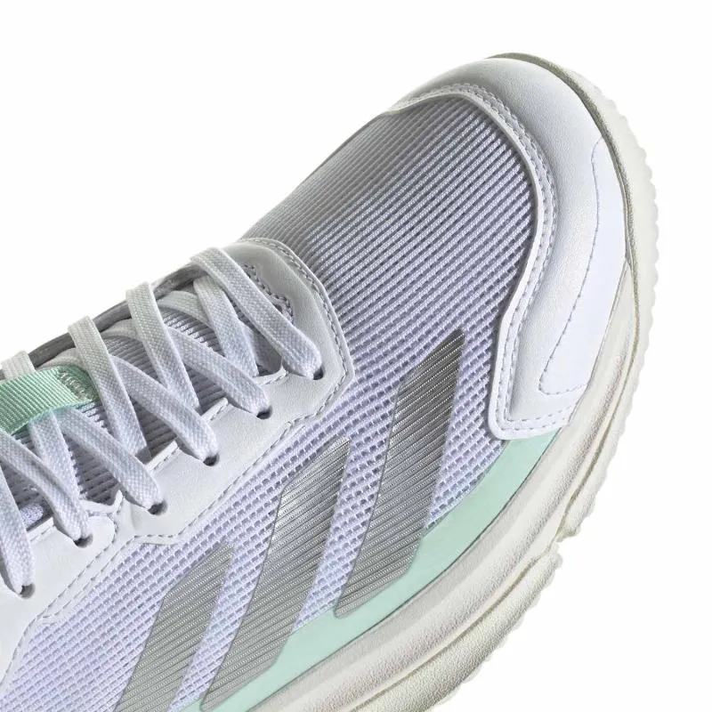 Tênis femininos Adidas Courtquick Padel Verde Menta Branco