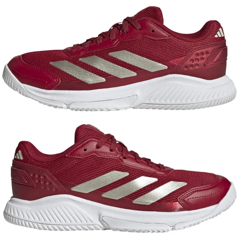 Adidas Courtquick Padel Rote Damenschuhe