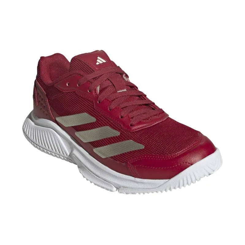 Adidas Courtquick Padel Rote Damenschuhe