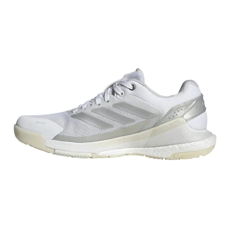 Adidas Crazyquick Boost Padel Weißgraue Damenschuhe