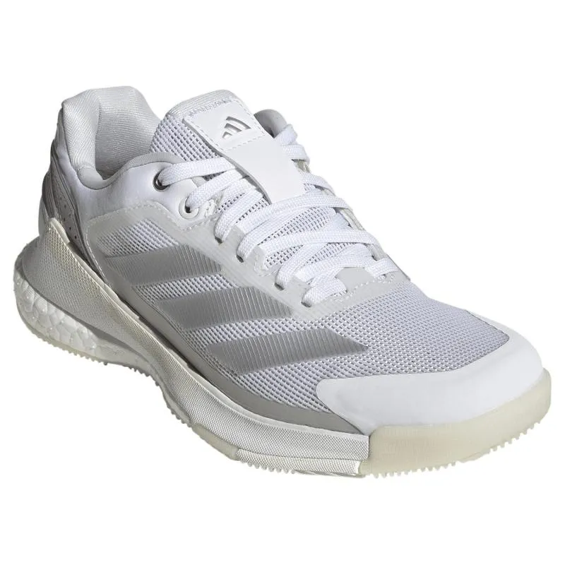 Adidas Crazyquick Boost Padel Weißgraue Damenschuhe