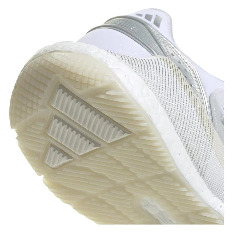 Adidas Crazyquick Boost Padel Weißgraue Damenschuhe