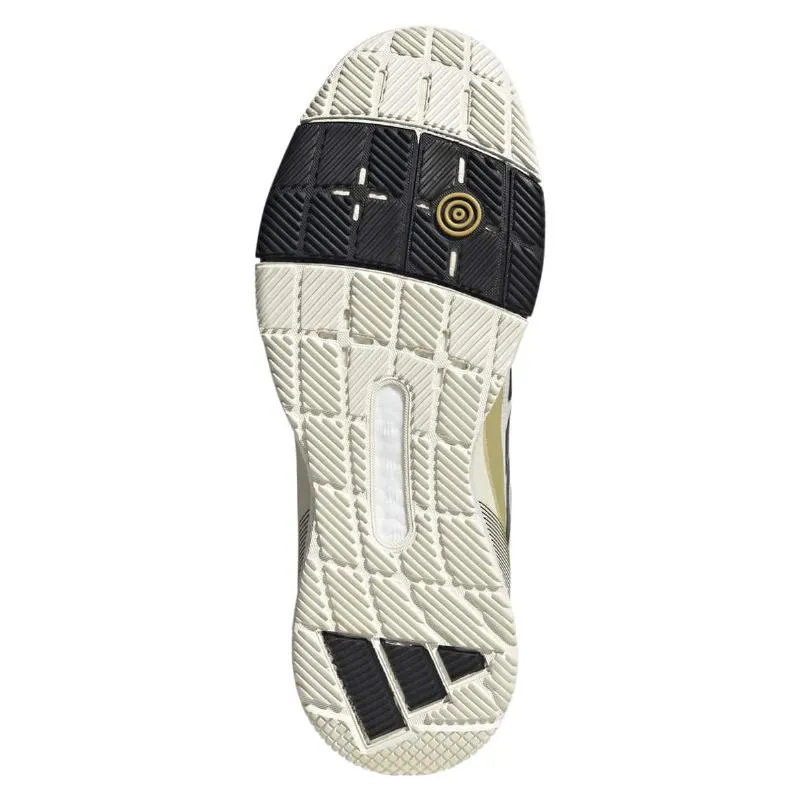 Tênis Adidas Crazyquick Boost Padel Branco Preto Ouro