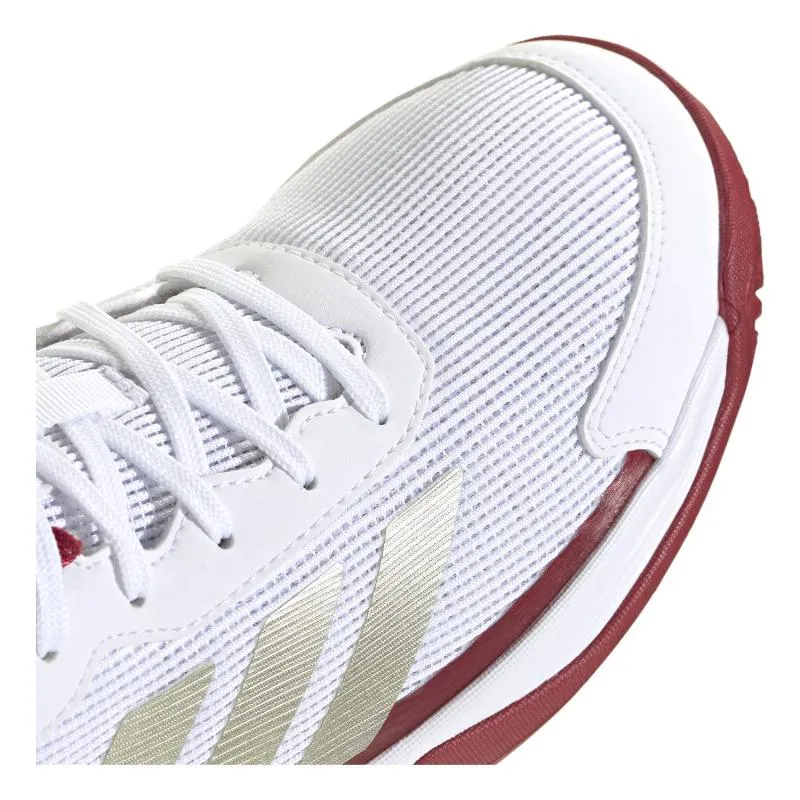 Zapatillas de Padel Adidas Crazyquick Padel Blanco Rojo Junior
