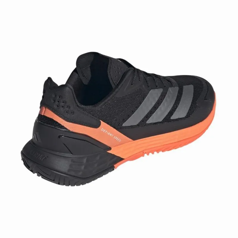 Adidas Defiant Speed 2 Schwarz-Orange-Sneaker
