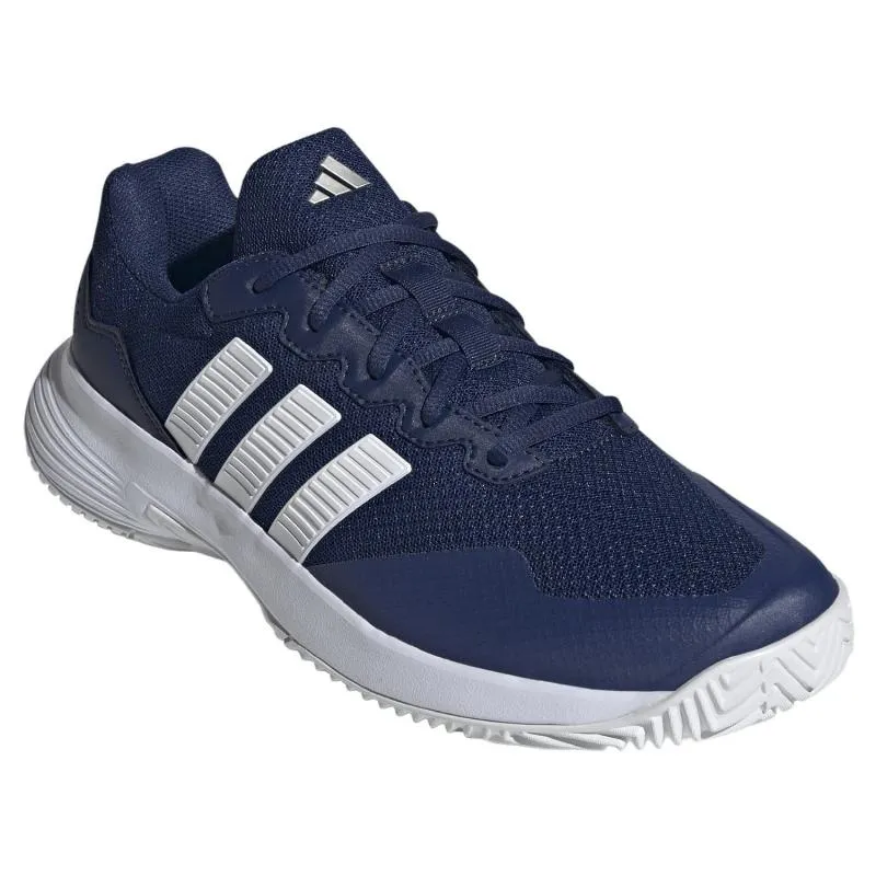 Adidas GameCourt 2 dunkelblaue weiße Sneaker