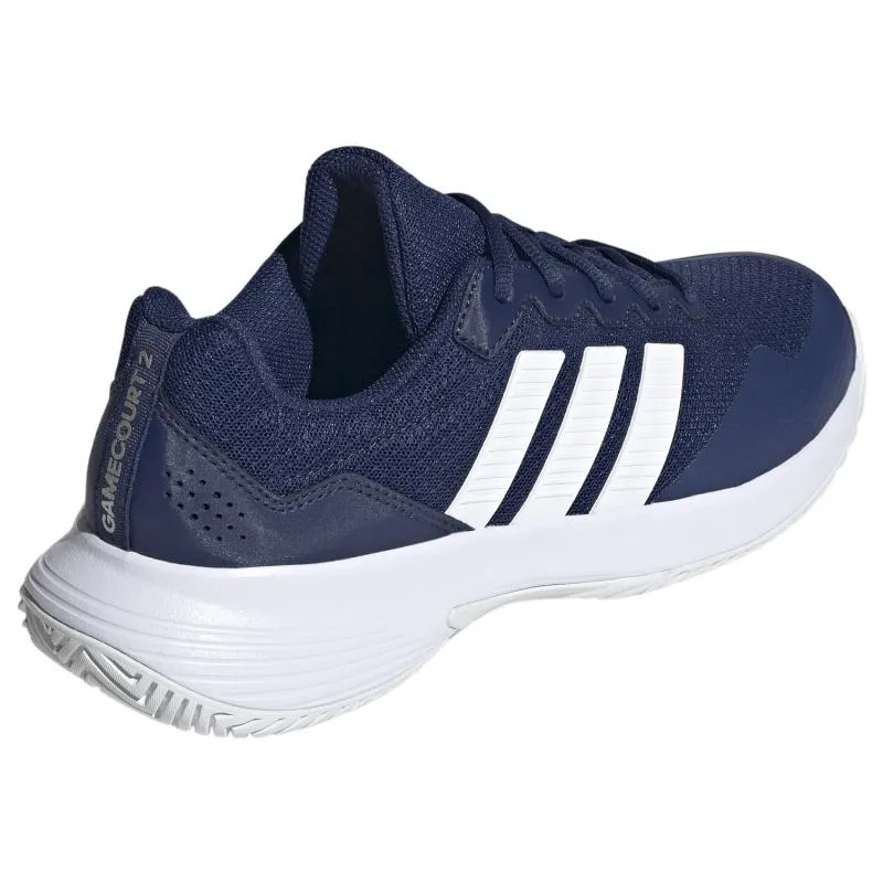 Adidas GameCourt 2 dunkelblaue weiße Sneaker