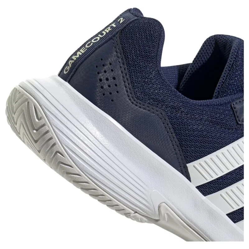Adidas GameCourt 2 dunkelblaue weiße Sneaker