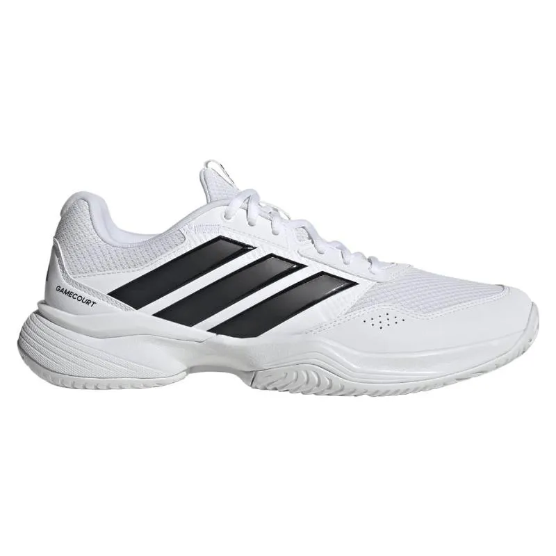 Tênis Adidas GameCourt 3 Brancos Pretos