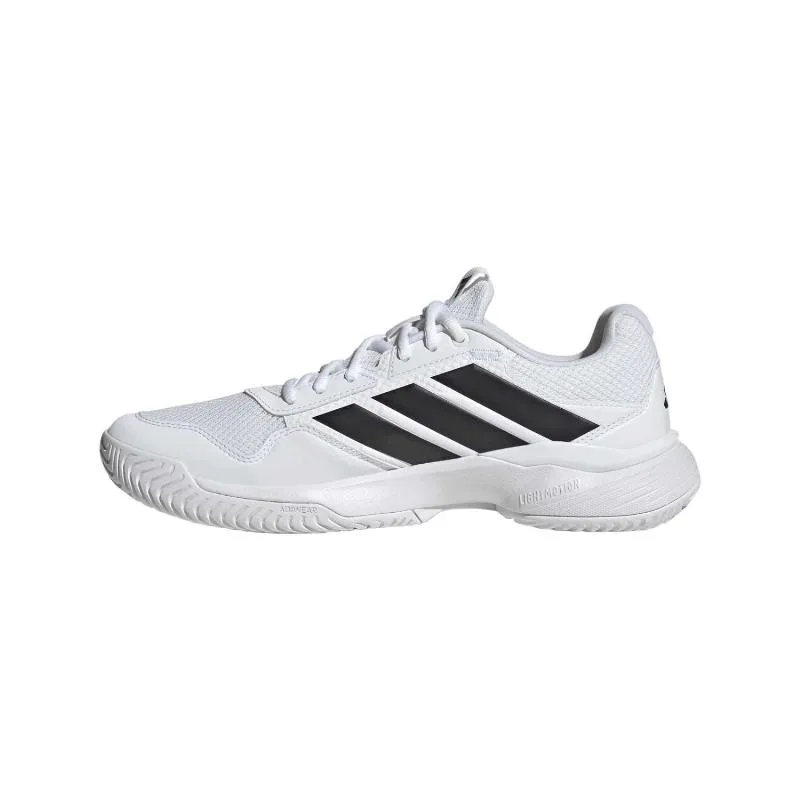 Adidas GameCourt 3 Weiß-Schwarze Sneaker