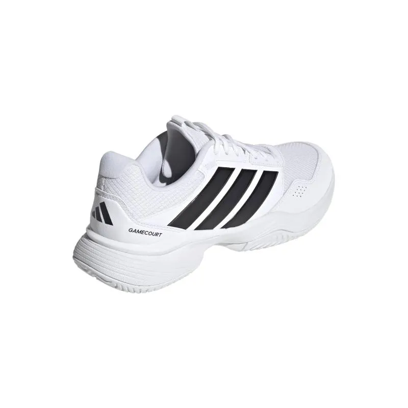 Adidas GameCourt 3 Weiß-Schwarze Sneaker