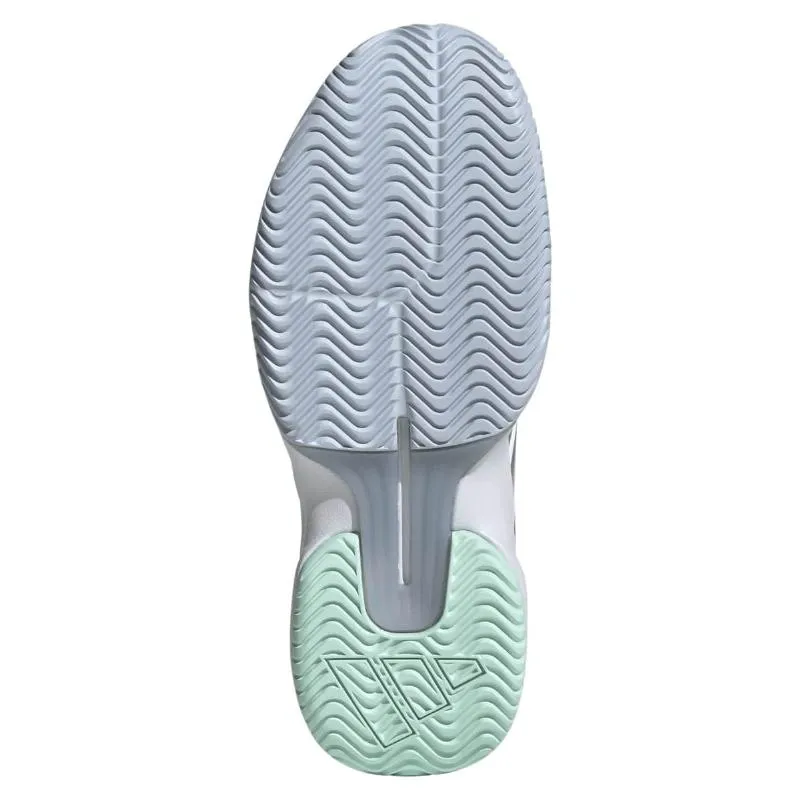 Tênis femininos Adidas GameCourt 3 Branco Prateado