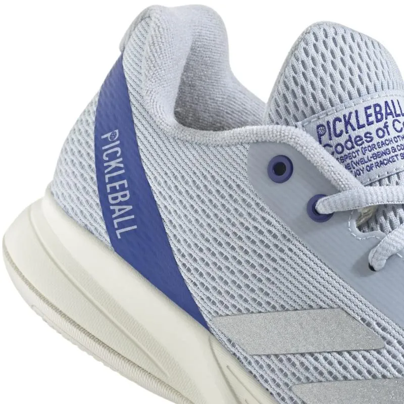 Adidas Pickleball Courtflash Damen Sneaker Blau Silber