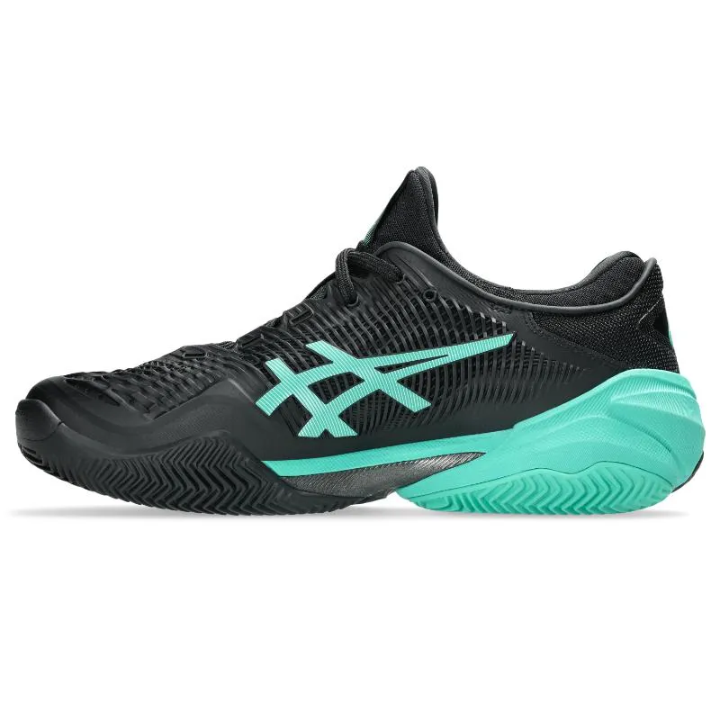 Asics Court FF 3 Ton-Schwarze Türkis-Sneaker