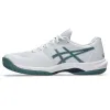 Asics-Spiel FF Lehm Weiß-Grüne Turnschuhe