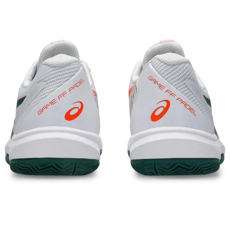 Asics-Spiel FF Padel Weiß, Grün, Orange Turnschuhe