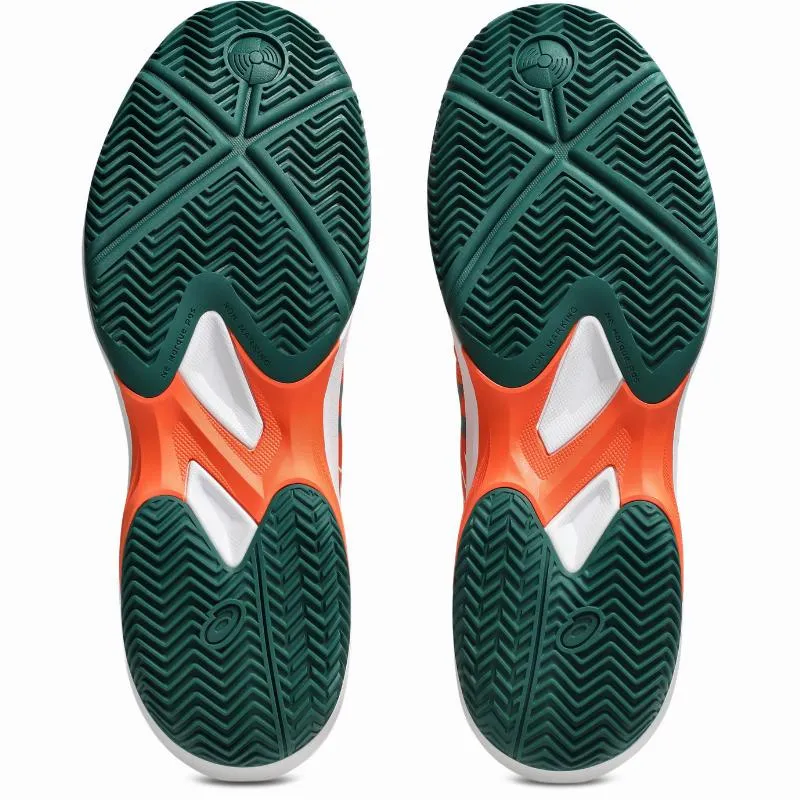 Tênis Asics Game FF Padel Laranja Verde