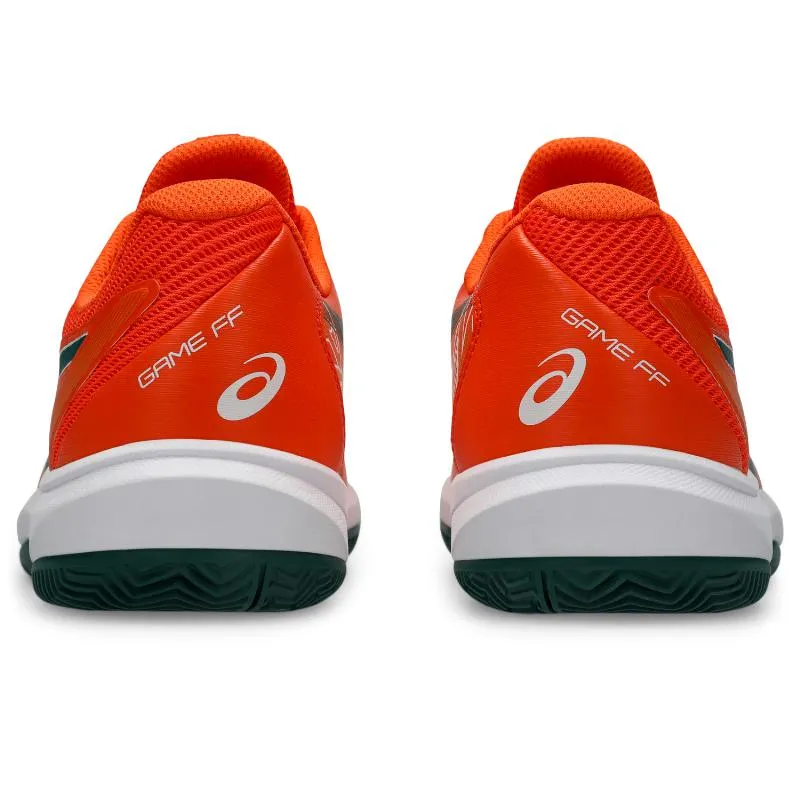 Asics-Spiel FF Padel Orange-grüne Sneaker