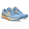 Asics Gel Challenger 15 Padel Blue Stone Orange Damen Sneaker