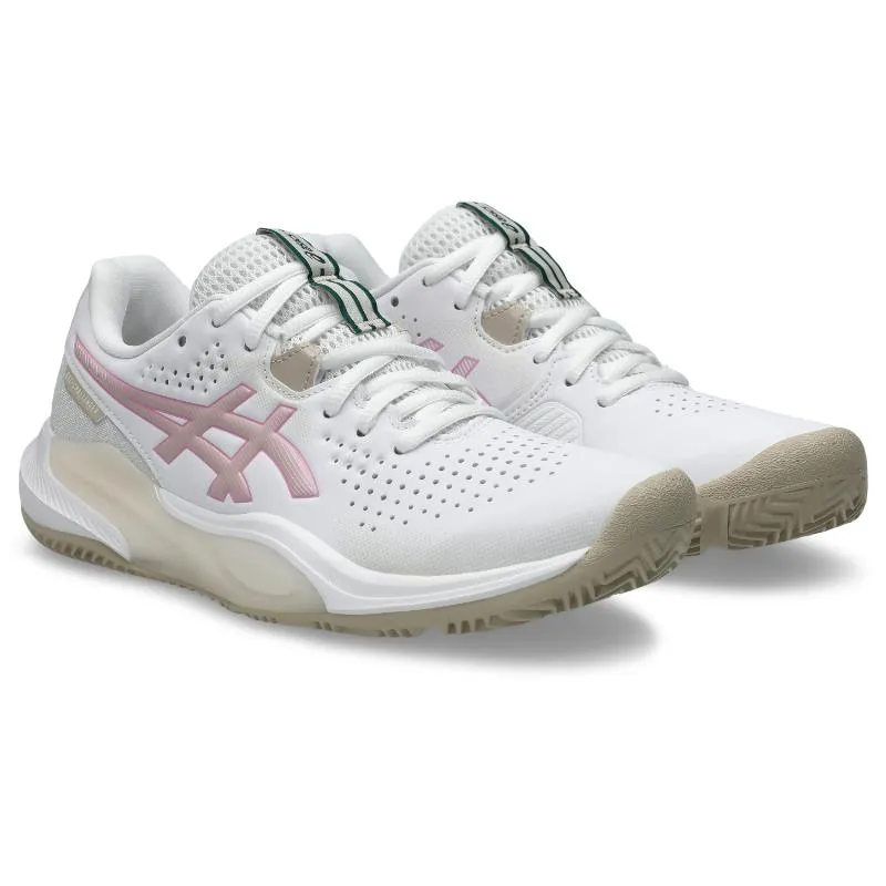 Tênis femininos Asics Gel Challenger 15 Padel White Bubblegum Pink