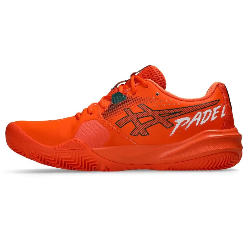 Asics Gel Challenger 15 Padel Orangegrüne Sneaker