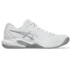 Tênis femininos Asics Gel Dedicate 9 Padel White Gray