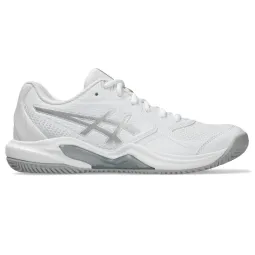 Zapatillas de Padel Asics Gel Dedicate 9 Padel Blanco Gris Mujer