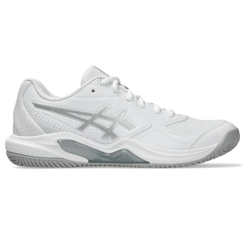 Tênis femininos Asics Gel Dedicate 9 Padel White Gray