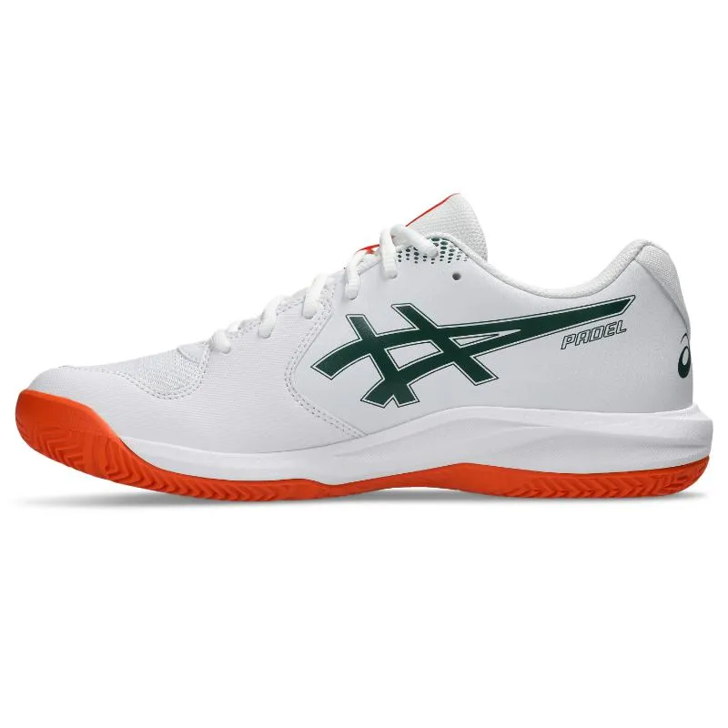 Asics Gel widmet 9 Padel weißgrüne Turnschuhe