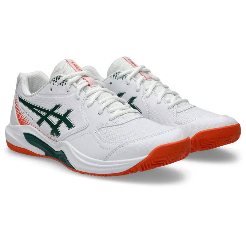 Asics Gel widmet 9 Padel weißgrüne Turnschuhe