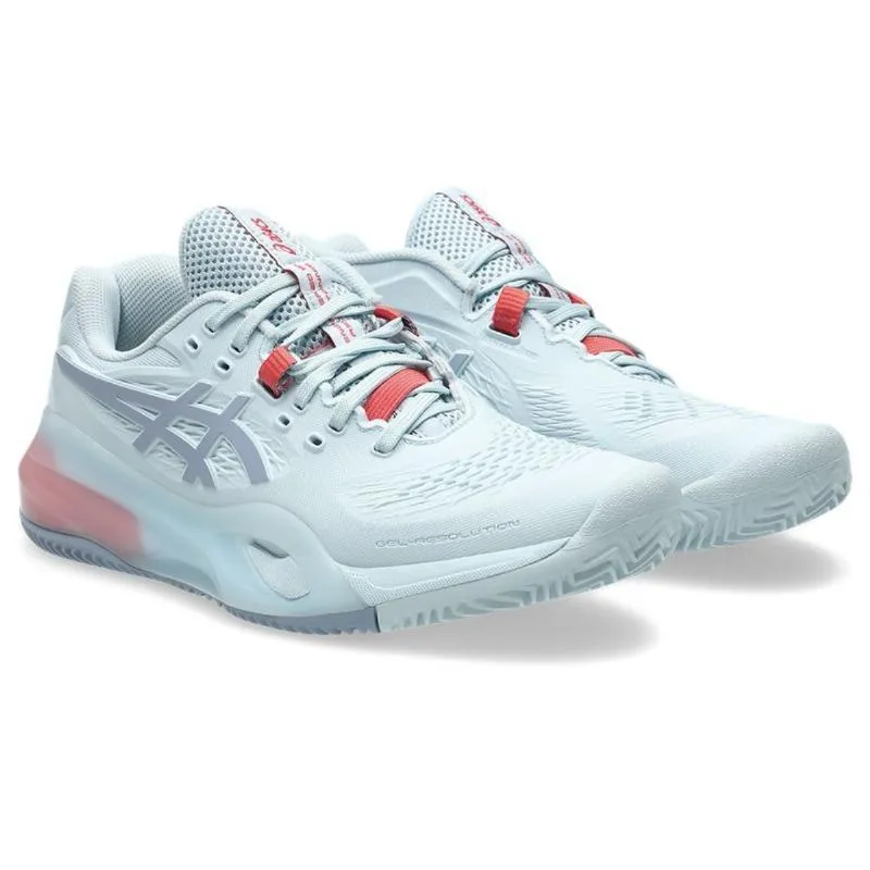 Asics Gel Resolution X Clay Sky Blue Gray Damenschuhe
