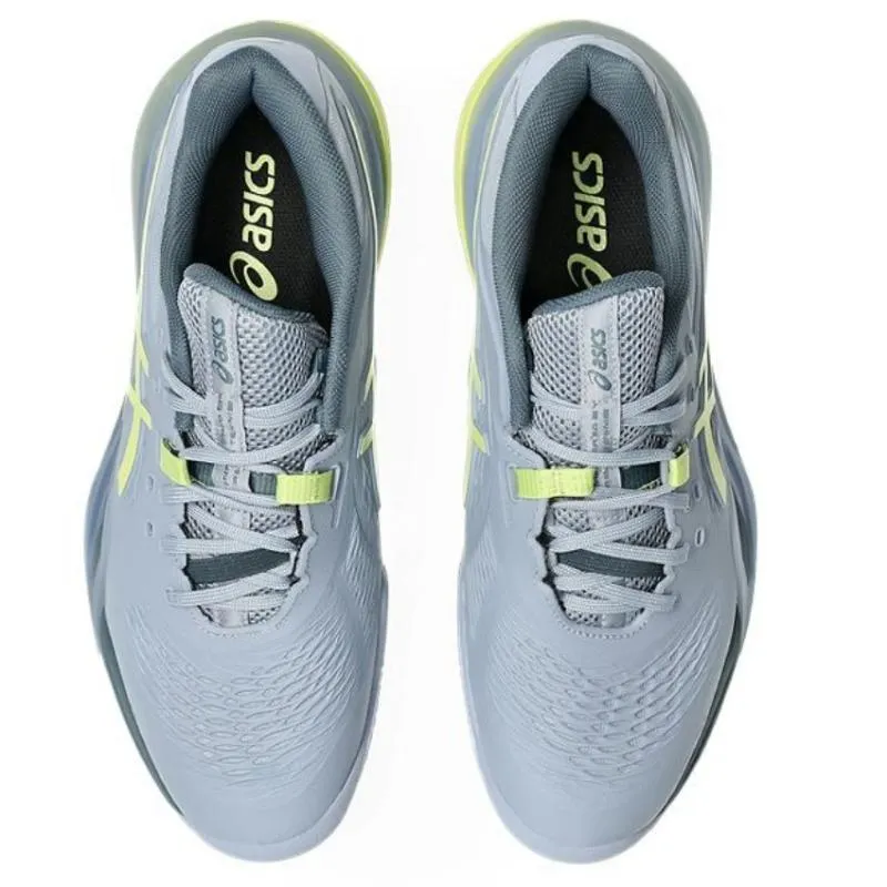 Asics Gel Resolution X Clay Gray Pistaziengrüne Sneakers