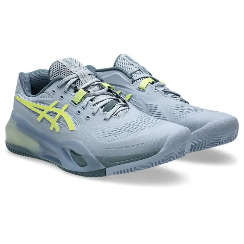 Asics Gel Resolution X Clay Gray Pistaziengrüne Sneakers