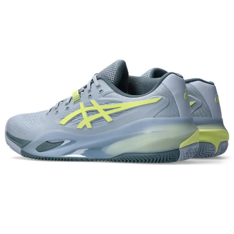 Asics Gel Resolution X Clay Gray Pistaziengrüne Sneakers