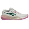 Asics Gel Resolution X Padel Beige Green Damenschuhe