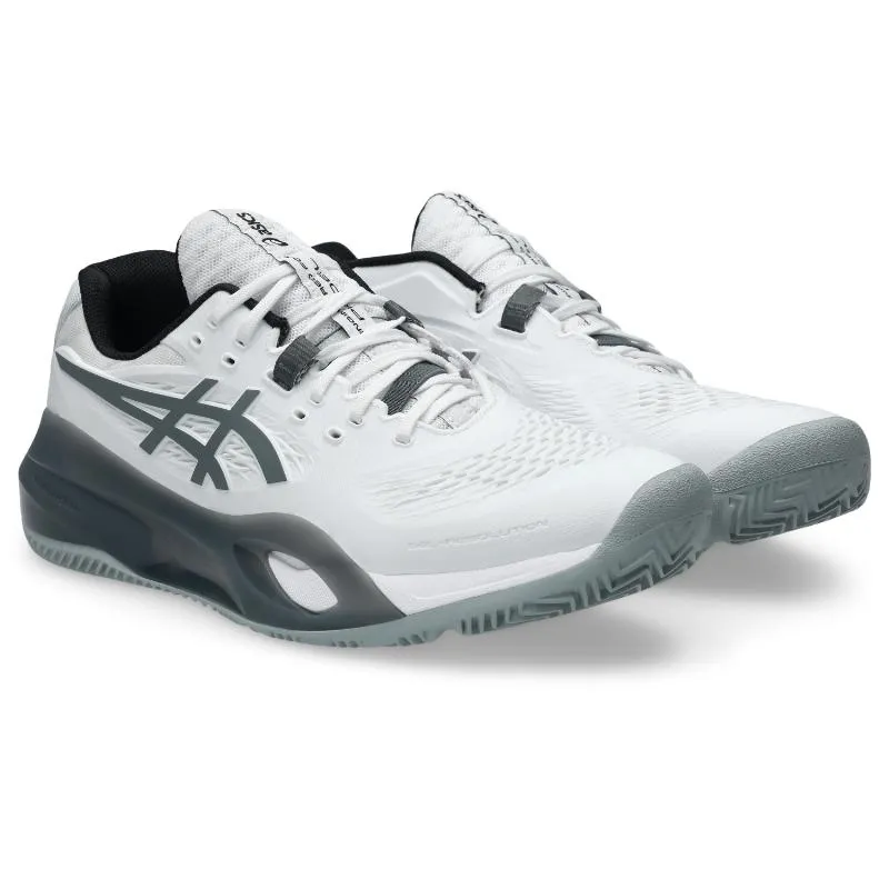 Asics Gel Resolution X Padel White Gray Sneakers