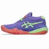 Asics Gel Resolution X Padel Lila Grüne Damenschuhe