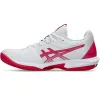 Asics Solution Speed FF 3 Sandplatz Weiß Hellrosa Damen Sneaker