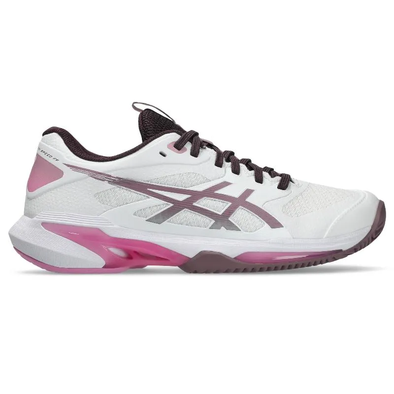 Tênis femininos Asics Solution Speed FF 4 Clay White Mauve