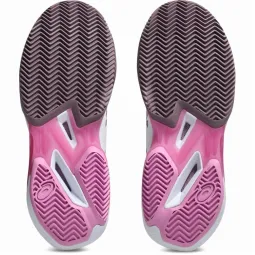 Zapatillas de Padel Asics Solution Speed FF 4 Clay Blanco Malva Mujer