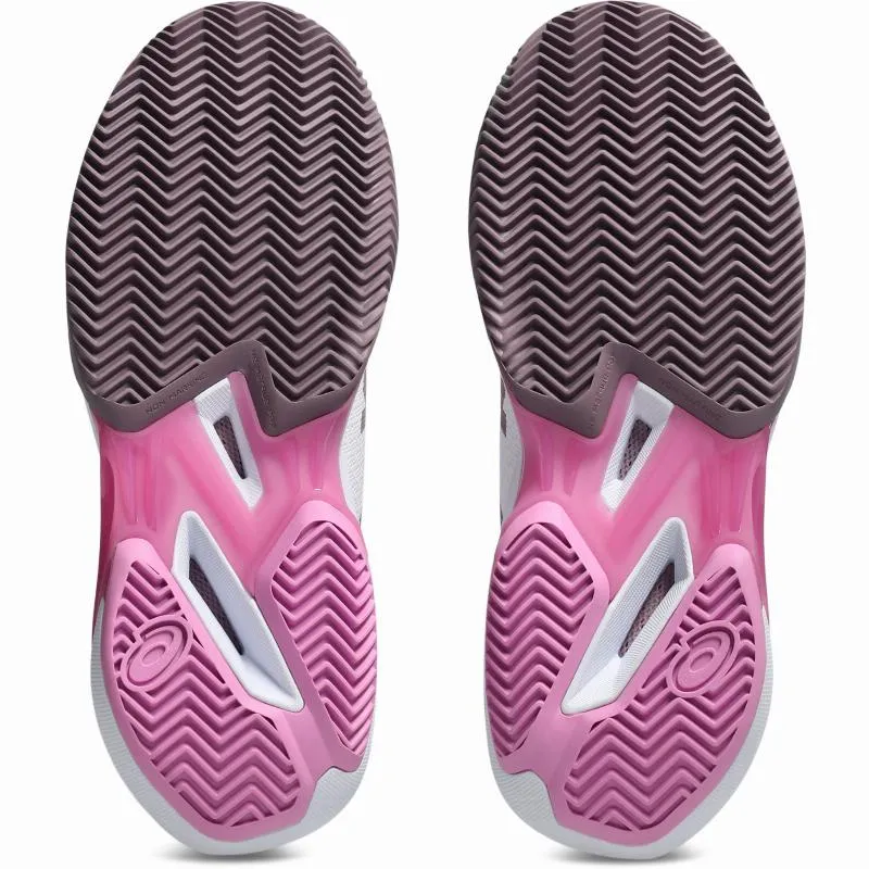 Tênis femininos Asics Solution Speed FF 4 Clay White Mauve